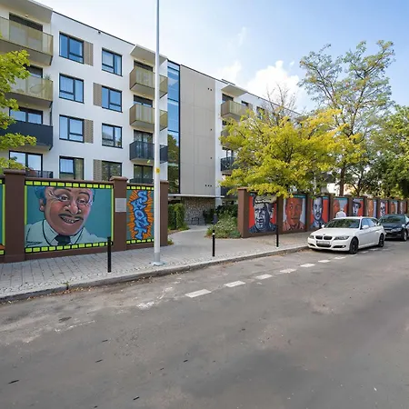 Apartment Modern Studio With A Balcony Wroclaw Paczkowska 13 By Heyrent